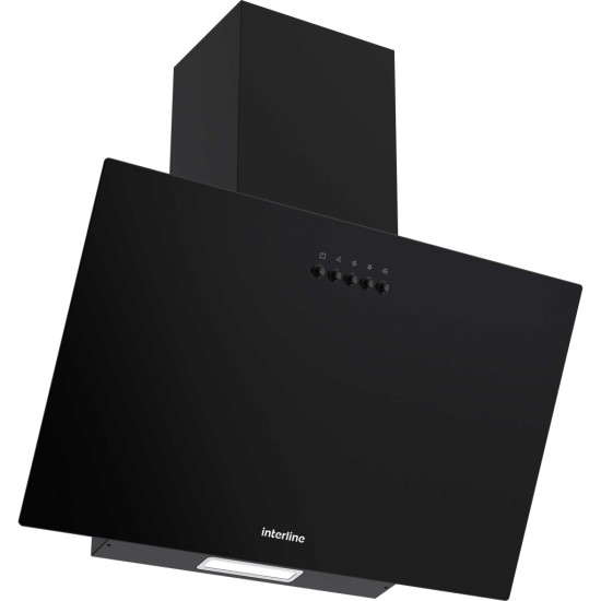 Вытяжка кухонная Interline TEFFI SLIM BL A/60/GL/PB Вытяжка кухонная Interline TEFFI SLIM BL A/60/GL/PB
