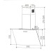 Вытяжка кухонная Interline TEFFI SLIM BL A/60/GL/PB Вытяжка кухонная Interline TEFFI SLIM BL A/60/GL/PB