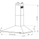 Вытяжка кухонная Interline SET WH A/60 PB/2/T Вытяжка кухонная Interline SET WH A/60 PB/2/T