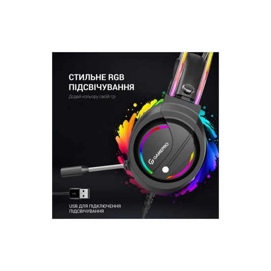 Навушники GamePro HS733 Black (HS733) Навушники GamePro HS733 Black (HS733)