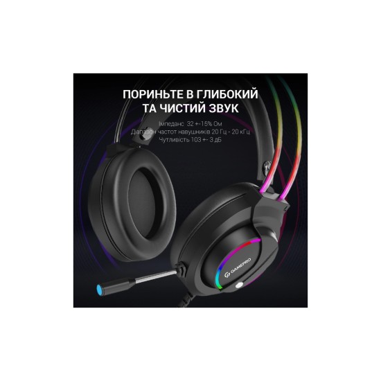 Навушники GamePro HS733 Black (HS733) Навушники GamePro HS733 Black (HS733)