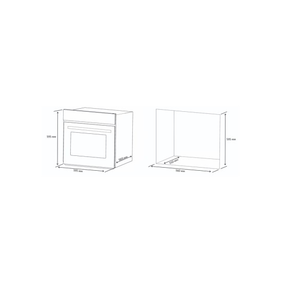 Духова шафа Jantar NFC 6006 IS Духова шафа Jantar NFC 6006 IS