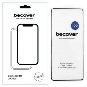 Скло захисне BeCover Motorola Moto G45 10D Black (712716)