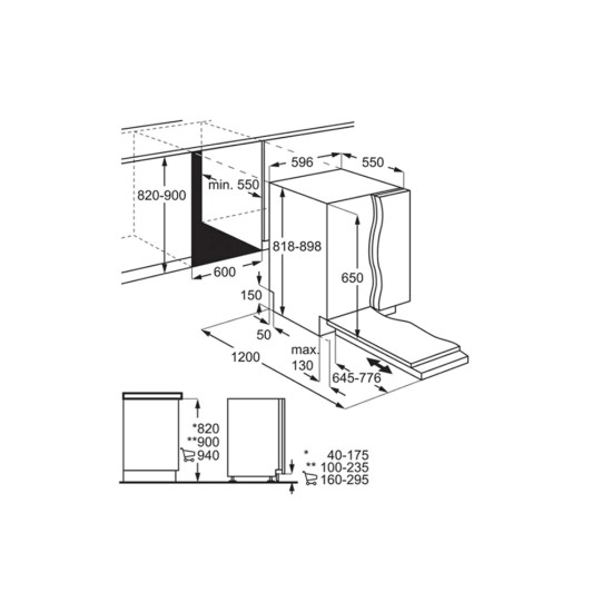 Посудомийна машина Electrolux EES47320L Посудомийна машина Electrolux EES47320L