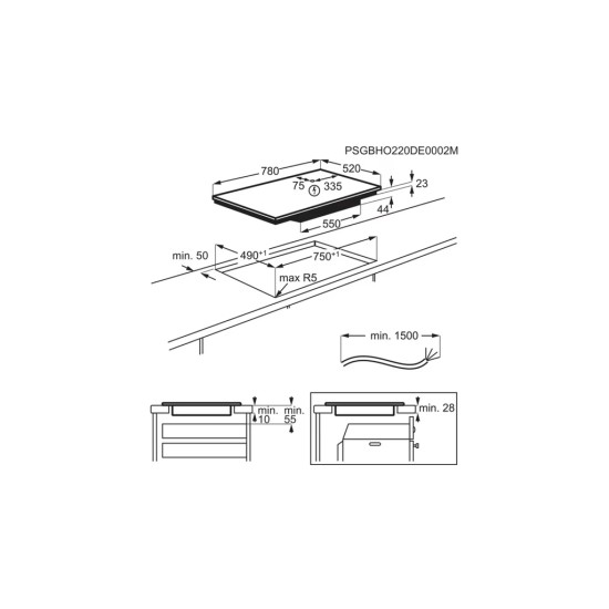 Варочна поверхня Electrolux EIS87583 Варочна поверхня Electrolux EIS87583