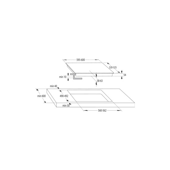 Варочна поверхня Gorenje GI6421SYW Варочна поверхня Gorenje GI6421SYW