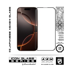 Скло захисне Armorstandart Kit Icon 3D iPhone 16 Pro Black 2 pcs (ARM83513)