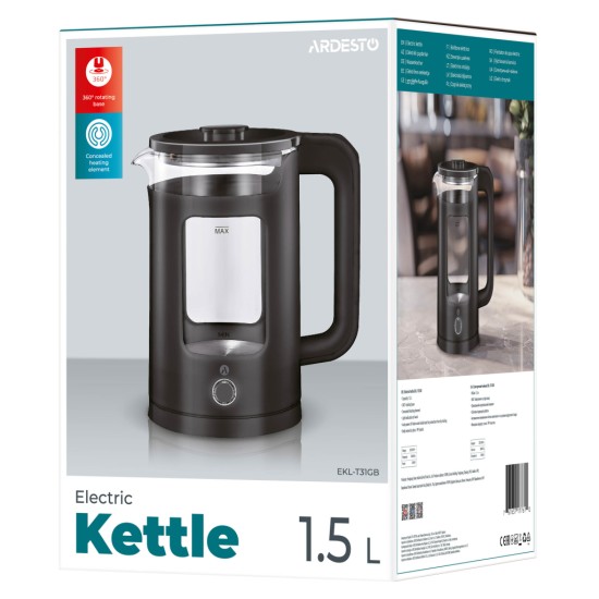 Електрочайник Ardesto EKL-T31GB Електрочайник Ardesto EKL-T31GB