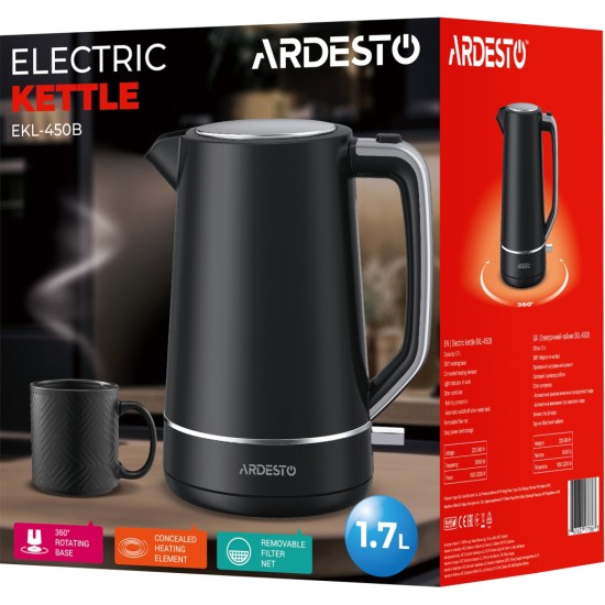 Електрочайник Ardesto EKL-450B Електрочайник Ardesto EKL-450B