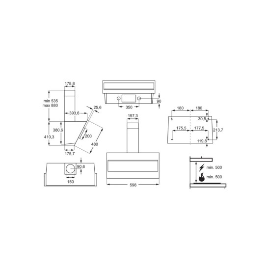 Вытяжка кухонная Electrolux LFV316W Вытяжка кухонная Electrolux LFV316W