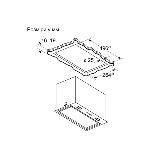 Витяжка кухонна Bosch DLN56AC50 Витяжка кухонна Bosch DLN56AC50