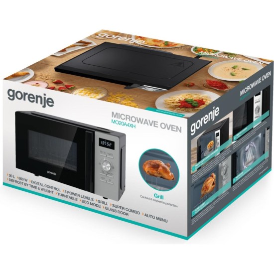 Мікрохвильова піч Gorenje MO20A4XH Мікрохвильова піч Gorenje MO20A4XH