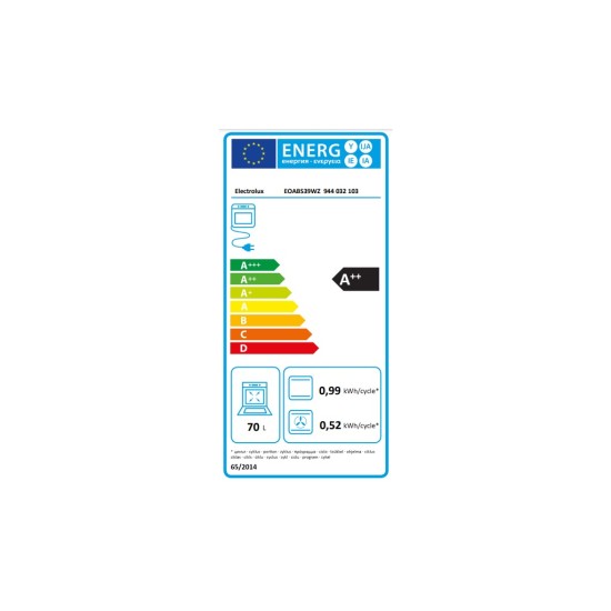 Духовой шкаф Electrolux EOABS39WZ Духовой шкаф Electrolux EOABS39WZ