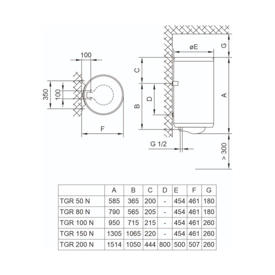 Бойлер TIKI Prime M 200V9 (700175)