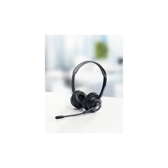 Наушники Sandberg Wireless Headset ANC+ENC Bluetooth Black (126-44) Наушники Sandberg Wireless Headset ANC+ENC Bluetooth Black (126-44)