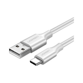Дата кабель USB 2.0 AM to Type-C 0.5m 3.0A (18W) Nickel Plating US287 White Ugreen (60120)