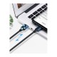 Дата кабель USB 2.0 AM to Type-C 0.5m 3.0A (18W) Nickel Plating US287 Black Ugreen (60115) Дата кабель USB 2.0 AM to Type-C 0.5m 3.0A (18W) Nickel Plating US287 Black Ugreen (60115)