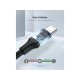 Дата кабель USB 2.0 AM to Type-C 0.5m 3.0A (18W) Nickel Plating US287 Black Ugreen (60115) Дата кабель USB 2.0 AM to Type-C 0.5m 3.0A (18W) Nickel Plating US287 Black Ugreen (60115)