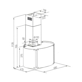 Витяжка кухонна Kaiser A 7425 Eco