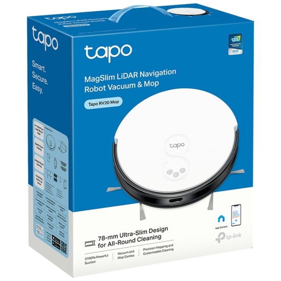 Пилосос TP-Link Tapo RV20 Mop Пилосос TP-Link Tapo RV20 Mop