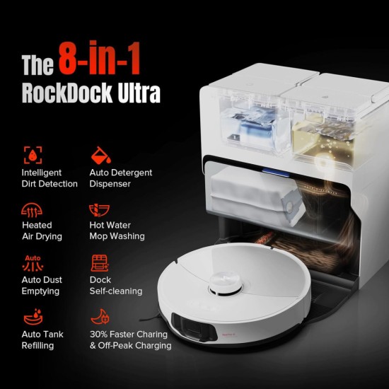 Пилосос Roborock S8 MaxV Ultra White (S8MVU02-00) Пилосос Roborock S8 MaxV Ultra White (S8MVU02-00)