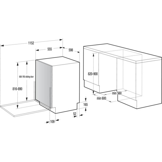 Посудомийна машина Gorenje GV673A65 Посудомийна машина Gorenje GV673A65