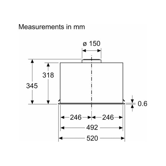 Витяжка кухонна Siemens LB56NAC50 Витяжка кухонна Siemens LB56NAC50