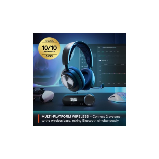 Навушники SteelSeries Arctis Nova Pro Wireless P PS/PC/SW/MAC/MOB Black (61522) Навушники SteelSeries Arctis Nova Pro Wireless P PS/PC/SW/MAC/MOB Black (61522)