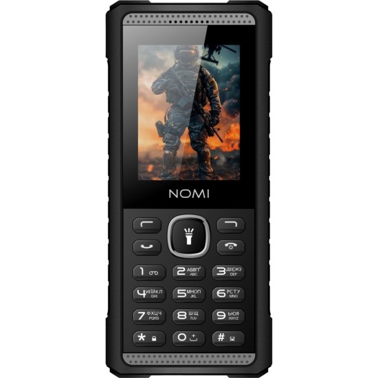 Мобільний телефон Nomi i2420 Black Grey Мобільний телефон Nomi i2420 Black Grey