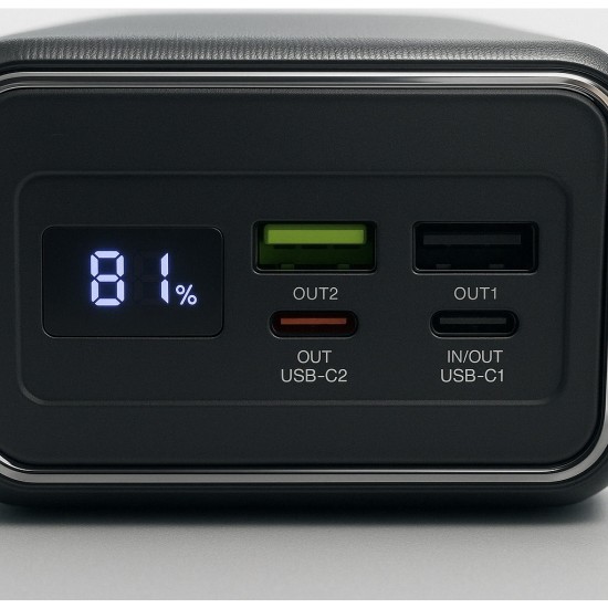 Батарея универсальная GEAR 40000mAh, PD/22.5W, black (SPO4) Батарея универсальная GEAR 40000mAh, PD/22.5W, black (SPO4)