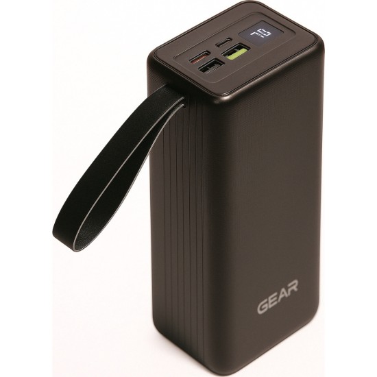 Батарея универсальная GEAR 40000mAh, PD/22.5W, black (SPO4) Батарея универсальная GEAR 40000mAh, PD/22.5W, black (SPO4)