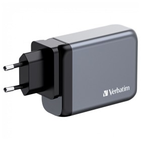 Зарядное устройство Verbatim GaN 100 W 4 ports (2xUSB-C-100 W,USB-C 65 W /USB-A -3.0) (32202)