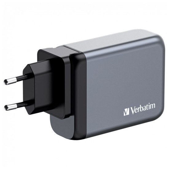 Зарядное устройство Verbatim GaN 100 W 4 ports (2xUSB-C-100 W,USB-C 65 W /USB-A -3.0) (32202) Зарядное устройство Verbatim GaN 100 W 4 ports (2xUSB-C-100 W,USB-C 65 W /USB-A -3.0) (32202)