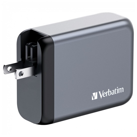 Зарядное устройство Verbatim GaN 100 W 4 ports (2xUSB-C-100 W,USB-C 65 W /USB-A -3.0) (32202) Зарядное устройство Verbatim GaN 100 W 4 ports (2xUSB-C-100 W,USB-C 65 W /USB-A -3.0) (32202)