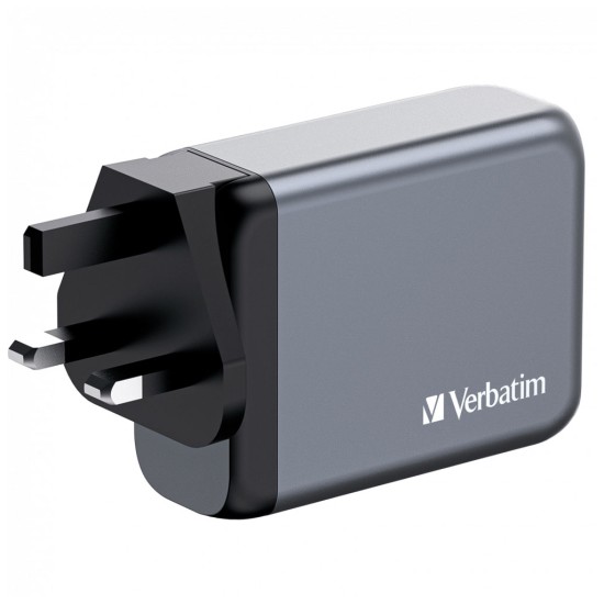 Зарядное устройство Verbatim GaN 100 W 4 ports (2xUSB-C-100 W,USB-C 65 W /USB-A -3.0) (32202) Зарядное устройство Verbatim GaN 100 W 4 ports (2xUSB-C-100 W,USB-C 65 W /USB-A -3.0) (32202)