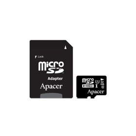 Карта памяти Apacer 32GB microSDHC UHS-I Class10 w/ 1 Adapter RP (AP32GMCSH10U1-R)