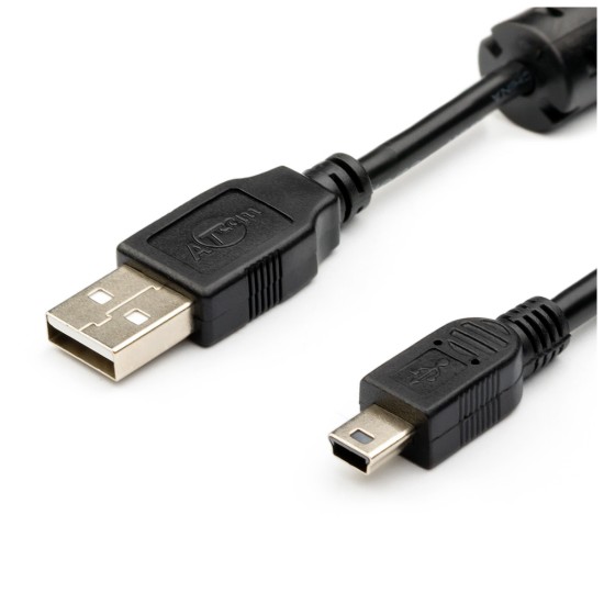 Дата кабель USB 2.0 AM to Mini 5P 1.8m Atcom (3794) Дата кабель USB 2.0 AM to Mini 5P 1.8m Atcom (3794)