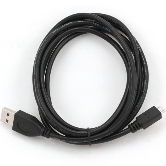 Дата кабель USB 2.0 AM to Micro 5P 1.8m Cablexpert (CCP-mUSB2-AMBM-6) Дата кабель USB 2.0 AM to Micro 5P 1.8m Cablexpert (CCP-mUSB2-AMBM-6)