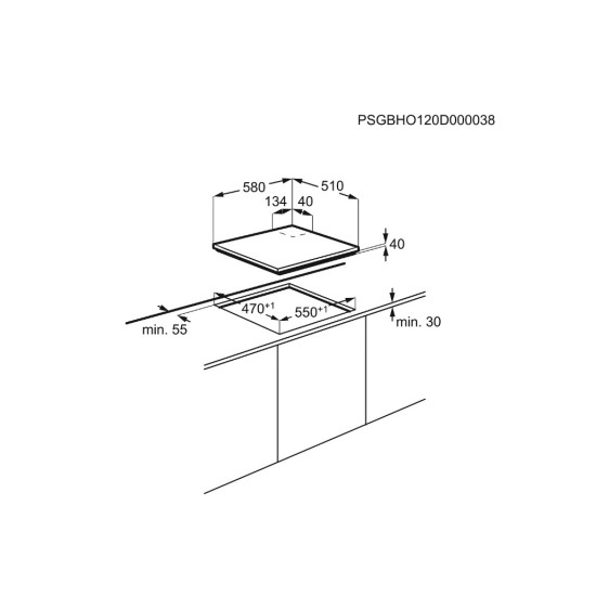 Варочна поверхня Electrolux EGE 6182 NOK (EGE6182NOK) Варочна поверхня Electrolux EGE 6182 NOK (EGE6182NOK)