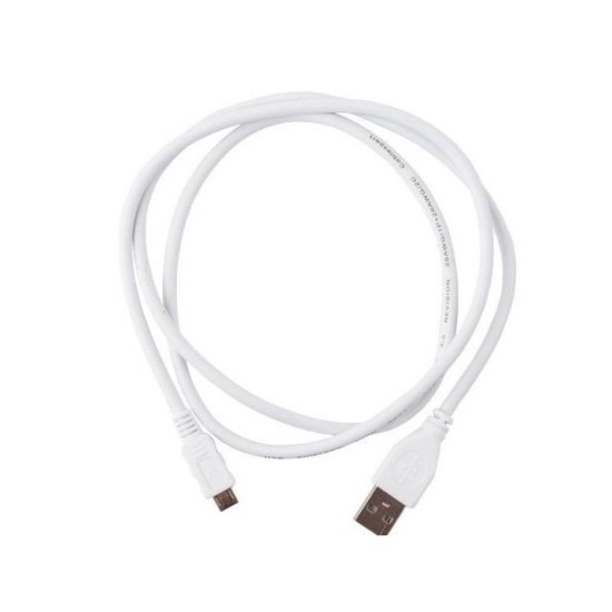 Дата кабель USB 2.0 Micro 5P to AM 1.0m Cablexpert (CCP-mUSB2-AMBM-W-1M) Дата кабель USB 2.0 Micro 5P to AM 1.0m Cablexpert (CCP-mUSB2-AMBM-W-1M)