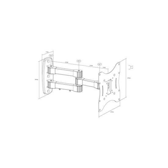 Кронштейн X-Digital STEEL SA245 Black Кронштейн X-Digital STEEL SA245 Black