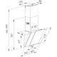 Вытяжка кухонная Pyramida NR-MV 60 M BL Вытяжка кухонная Pyramida NR-MV 60 M BL