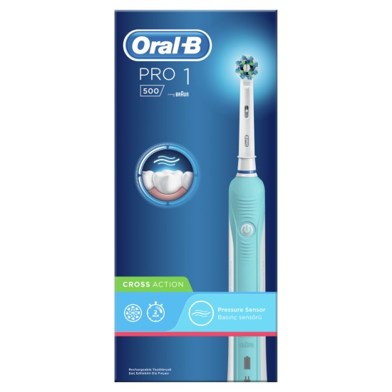 Электрическая зубная щетка Oral-B Cross Action (PRO 500) Электрическая зубная щетка Oral-B Cross Action (PRO 500)