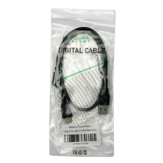 Дата кабель USB 3.0 AM to Type-C 0.5m PowerPlant (KD00AS1253) Дата кабель USB 3.0 AM to Type-C 0.5m PowerPlant (KD00AS1253)
