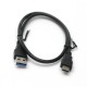 Дата кабель USB 3.0 AM to Type-C 0.5m PowerPlant (KD00AS1253) Дата кабель USB 3.0 AM to Type-C 0.5m PowerPlant (KD00AS1253)
