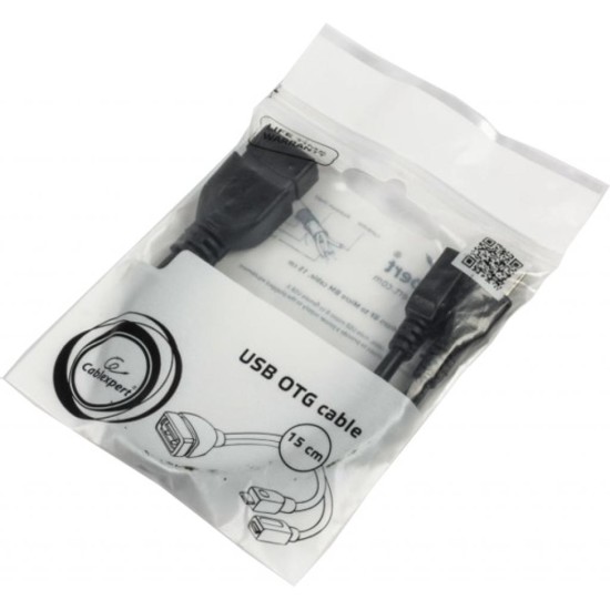 Дата кабель OTG USB 2.0 AF to Micro 5P M+F 0.15m Cablexpert (A-OTG-AFBM-04) Дата кабель OTG USB 2.0 AF to Micro 5P M+F 0.15m Cablexpert (A-OTG-AFBM-04)
