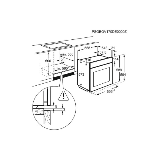 Духова шафа Electrolux OPEB2520V Духова шафа Electrolux OPEB2520V