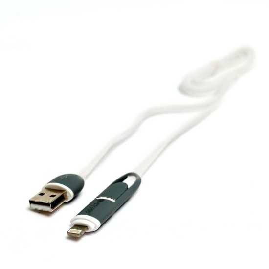 Дата кабель USB 2.0 AM to Lightning + Micro 5P 1.0m PowerPlant (KD00AS1292) Дата кабель USB 2.0 AM to Lightning + Micro 5P 1.0m PowerPlant (KD00AS1292)