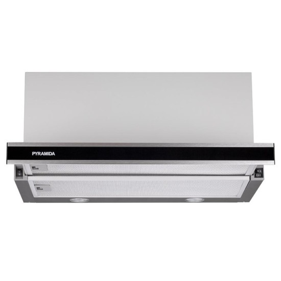 Витяжка кухонна Pyramida TL 60 (1100) G IX BL Витяжка кухонна Pyramida TL 60 (1100) G IX BL