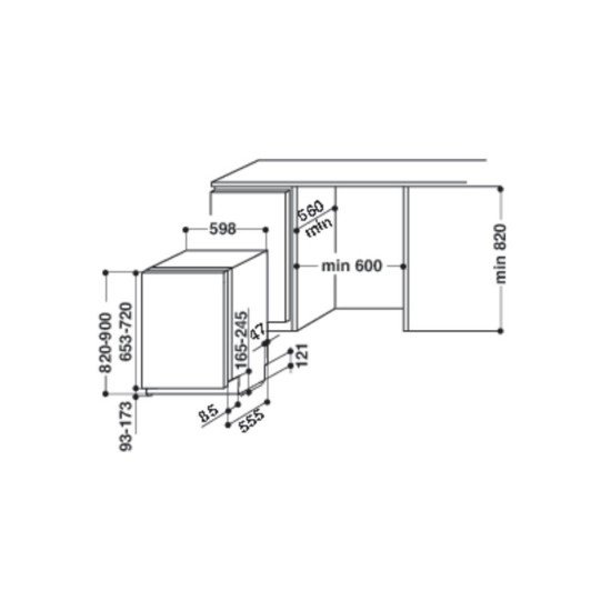 Посудомийна машина Whirlpool WRIC3C26 Посудомийна машина Whirlpool WRIC3C26